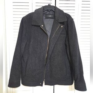 Alfani Men's M Black Wool Blend Coat